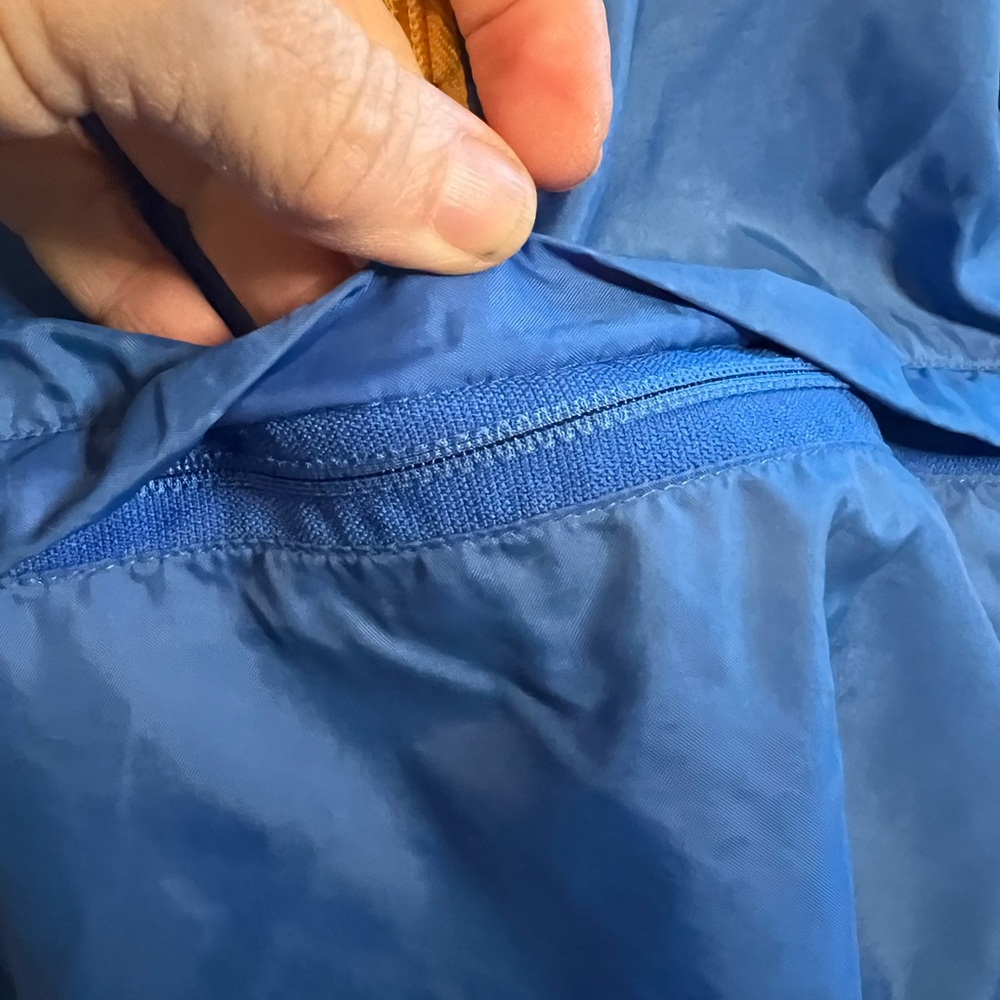 Nike Vintage Blue Jacket with Yellow Accents - Picture 8 of 9